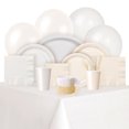 thumbnail image 2 of Unique Industries Party Tableware, 16ct, White, 2 of 3