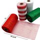 thumbnail image 2 of Cinta de Malla NBHH para Decoración Navideña Rojo/Verde/Blanco 6 cm x 9 m 4 Rollos, 2 of 7