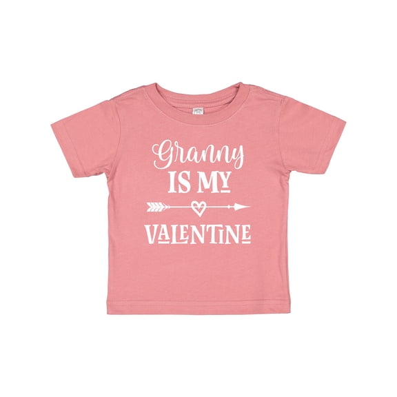 Inktastic Granny is My Valentine Girls Baby T-Shirt