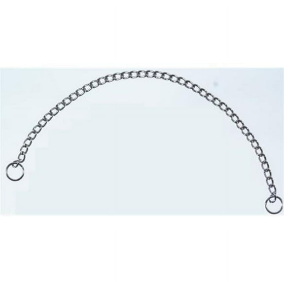 Boss Pet Products Choke Dog Collar, Light Weight Steel, Chrome, 16 in, Extra Large