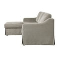 thumbnail image 3 of Serta Henley Modern Convertible Sleeper Sofa, Flax, 3 of 14