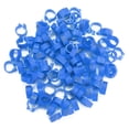 thumbnail image 2 of 100pcs Bolsa 8 mm 001-100 anillos de bandas de patas de pláshico numerados para paloma con diseño de clip simple fácil de aplicar y quitar adecuado para bandas de patas de patas de, 2 of 7