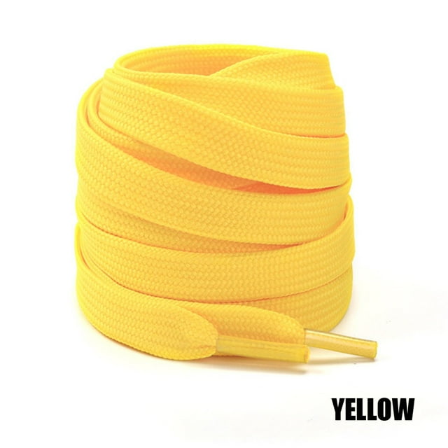 Lefu Thick Flat Fat Shoe Laces Wide Shoelaces All Shoe Types Trainer Boot Shoes