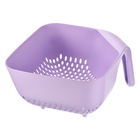 

Uxcell Kitchen Colander Strainer Set Plastic Drain Basket for Washing Cleaning Pasta Fruit Vegetables-Purple