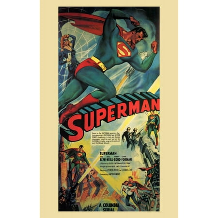 superman 1948 11x17 movie poster walmart com