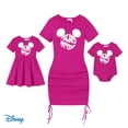 thumbnail image 1 of Disney Ensembles à Manches Courtes Assortis pour la Famille, Robe Rosée pour Fille 8-9T, 1 of 6