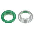 thumbnail image 4 of Ojales metálicos Unique Bargains 100 juego redondos 10mm con Arandelas para recortes verde, 4 of 7