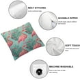 thumbnail image 6 of BANET Pack of 2 Decoration Throw Pillow Covers Polyester Soft Solid Square Cushion Case with Zipper Pillow Shell for Couch Sofa Bedroom Living Room 24x24in, 6 of 7