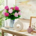 thumbnail image 6 of PATLOLLAV Artificial Flowers,Mother's Day Rose Simulation Bouquet Large Bundle Of 6 Head Living Room Dining Table Ornament Flowers for Mother's Day Wedding Anniversaries Party Indoor Decoration, 6 of 6