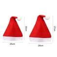thumbnail image 5 of 5Pcs Christmas Hat, Santa Hat, Xmas Holiday Hat for Adults , Unisex Comfort Christmas Hats Extra Thicken Classic Fur for Christmas New Year Festive Holiday Party Supplies, 5 of 8