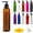 Amber, variant on Royal Massage 8oz Bullet Round Massage Oil/Lotion/Liquid Bottle with Saddle Pump (Pink, 1)