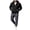Black-3, variant on Aofany Men's Tracksuit 2 Pieces Set Full Zip Hoodie Sweatsuits Casual Long Sleeve Jackets and Drawstring Sweatpants Athletic Jogging Suits Sports Outfits