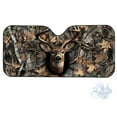 thumbnail image 2 of Xoenoiee Deer Hunting Camo Print Car Windshield Sun Shade, Foldable Car Sun Shade for Front Windshield Sunshades Sun Visor Protector Blocks UV Rays, Keep Your Vehicle Cool, 2 of 7
