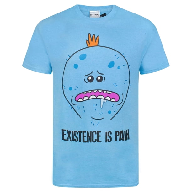 Rick And Morty - Camiseta modelo Existence Is Pain (Azul)
