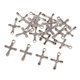 thumbnail image 4 of 20 piezas de aleación de plata con colgante de cruz, colgantes de collar, hallazgos artesanales para manualidades de joyería hechas perfecl Antiguo colgante de dijes cruzados, 4 of 8