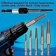 thumbnail image 3 of Juego de Extractor de Tornillos DañAdos y Pernos Rotos de 6 Piezas con Juego de Herramientas de Ejes de Cambio RáPido de 1/4 Extractor de Pernos de Tornillos Defectuosos, 3 of 5