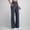 Navy, variant on Vivianyn HD Women's High Waist Wide Leg Dress Pants, Flowy Stretchy Trousers with Side Slit,Wine,Size S-XXL