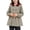 P398 Khaki, variant on Tfken Coat For Girls Fall Winter Baggy Button Coats Casual Lightweight Warm Child Comfy Clothes Outwear Size 2-3 Years Beige