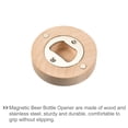 thumbnail image 4 of Abrebotellas de cerveza Uxcell de madera magnético para nevera, herramienta de bar adecuada para nevera, muebles, madera, 4 of 6