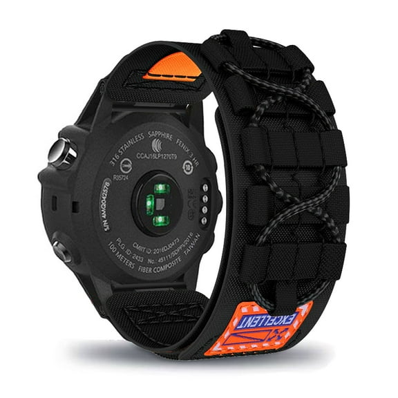 Nylon Quick-Fit Bands Compatible with Garmin fenix3 / fenix3 hr/ fenix3 sapphire ----- Strap for Women Men Replacement Wristband for Garmin fenix3 / fenix3 hr/ fenix3 sapphire