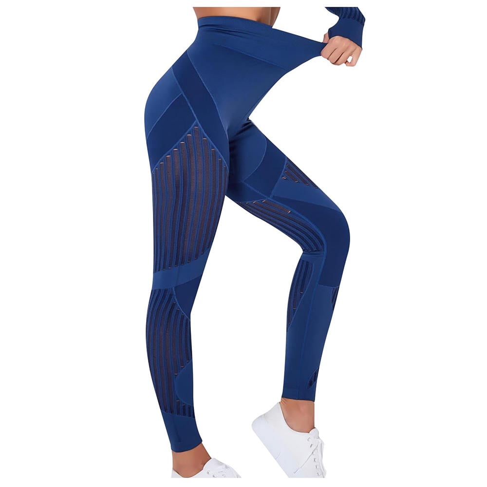 Waist Workout Leggings Athletic Pants 