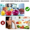 thumbnail image 5 of Vegetable and Fruit Storage Containers for Fridge, 3 Pieces BPA Free Reusable Food Saver - Refrigerator Vegetable Crisper for Keeping Food Fresh Longer, 5 of 8