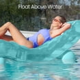 thumbnail image 6 of Funsicle 5.6ft FunChaiser Lounge, Inflatable Pool Float, Lagoon Blue, Adults, Unisex, 6 of 9