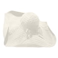 thumbnail image 2 of Achuyrbd Women's Extra Large Brim Sun Hat, Foldable Packable Bowknot Wide Brim UV Protection Beach Bucket Hat, 2 of 8