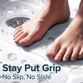 thumbnail image 3 of SlipX Solutions 27 x 27 Extra Large Square Shower Mat in Clear, 3 of 8