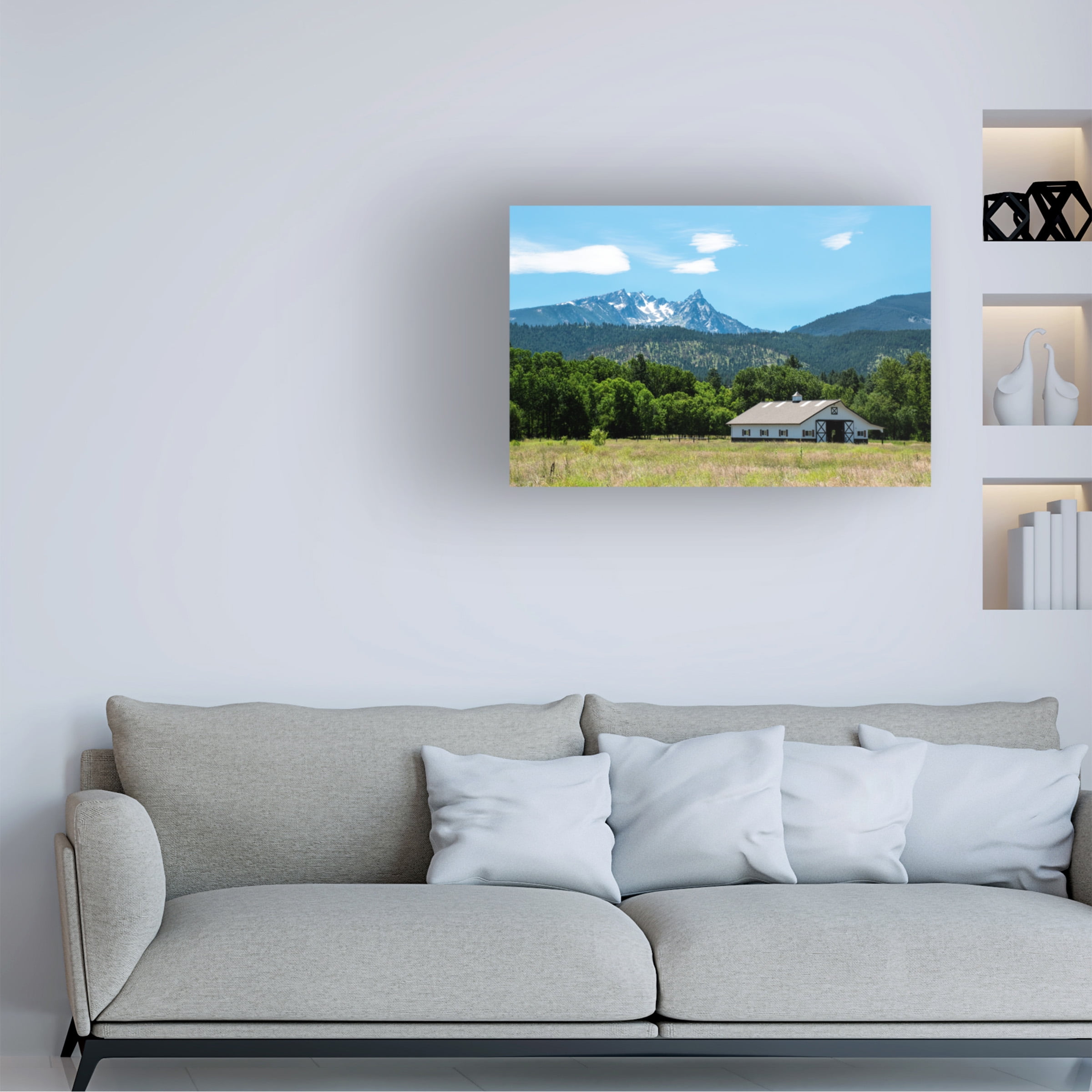 Robert Michaud 'Trapper Peak' Canvas Art