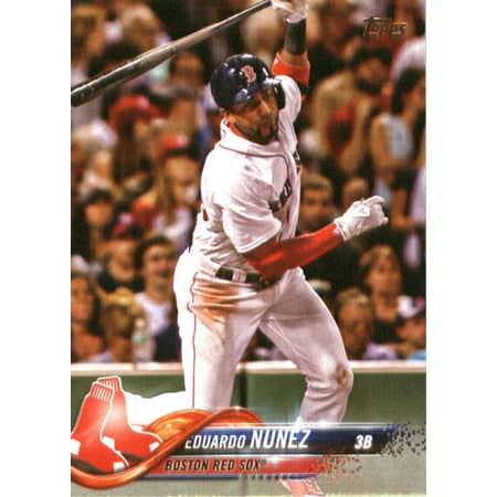 - 2018 Topps #76 Eduardo Nunez Boston Red Sox Baseball Card