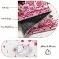 thumbnail image 6 of Large Area Rugs for Living Room Bedroom, Valentine's Day 8'x10' Rug Washable Carpet Runner Indoor Outdoor, Pink Love Roses Truck Romantic White Non Slip Floor Mats Rug for Kitchen, Patio, 6 of 8