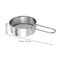 thumbnail image 2 of KONTONTY 2pcs Handheld Stainless Steel Flour Sifter 40 Mesh Mini Sieve for Baking Powdered Sugar Coffee Easy to Clean for Home, 2 of 8