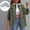 Army Green women loose fit blazer a1, variant on Loose Fit Long Sleeve Hooded Blazer for Women, Casual Open Front Button Down Jacket, Soft Solid Basic Layer for Fall Winter Office Daily Wear, Sky Blue M