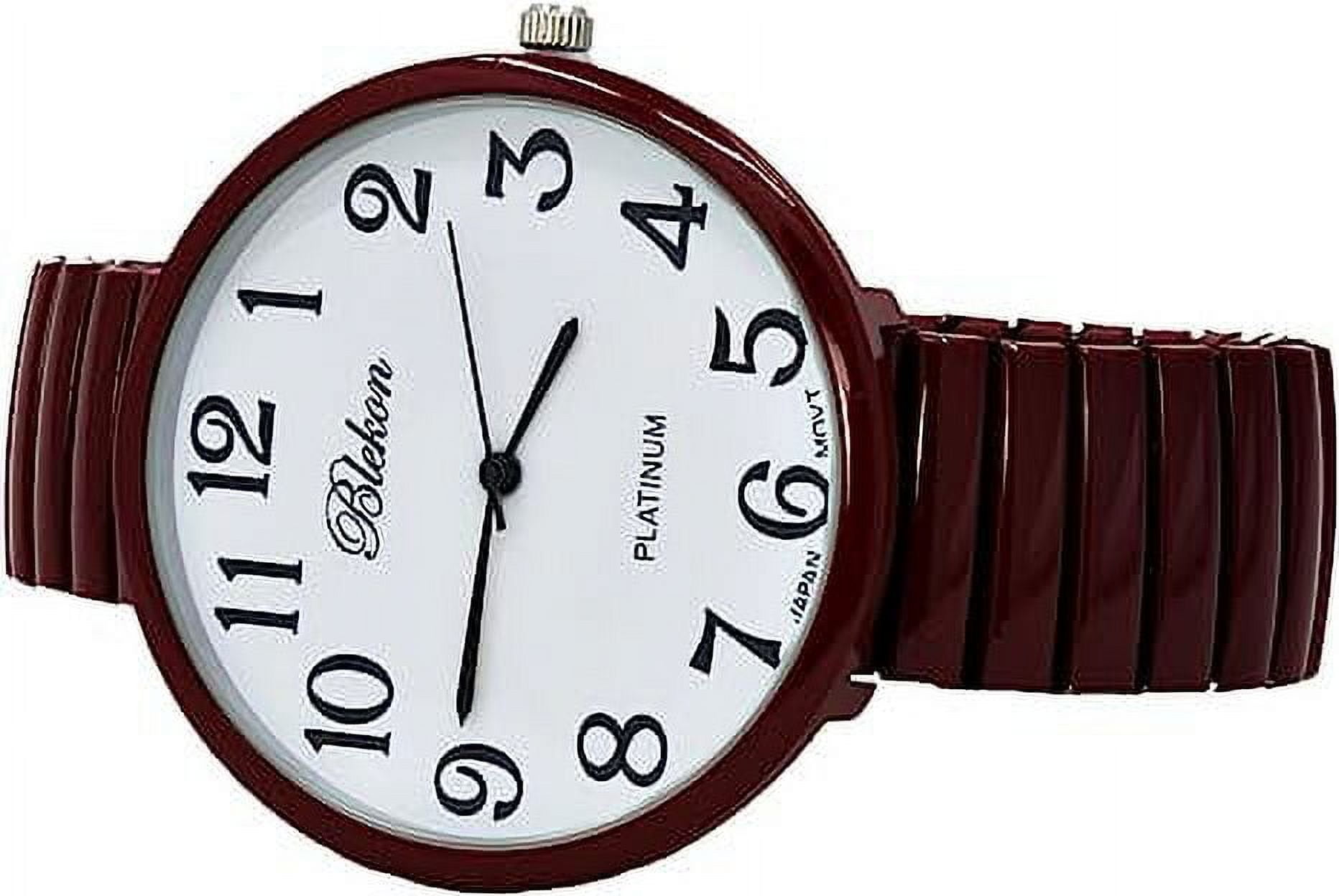 Orologio Blekon Collections - Grande Quadrante Blu Navy - Cinturino Elastico - Movimento Giapponese PC21J