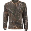 Realtree Men's Long Sleeve Thermal Henley, Multiple Patterns Hunting Camouflage Accessories