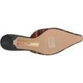 thumbnail image 4 of Sam Edelman Brit Brown Multi Kitten Heel Slip On Pointy Toe Fashion Pumps (Brown Multi, 7.5), 4 of 6