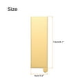 thumbnail image 2 of Uxcell 200pcs Mini Cake Boards, Mousse Cake Cardboards Rectangle for Cupcake Base(Gold), 2 of 5