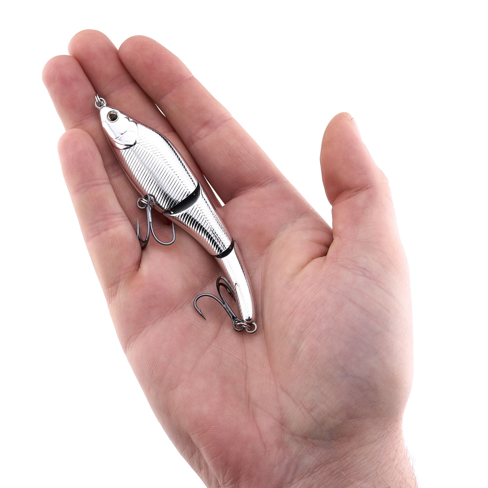 Berkley Magic Swimmer® Freshwater, 3.75 in, Swimbaits, Chrome (1 Count)
