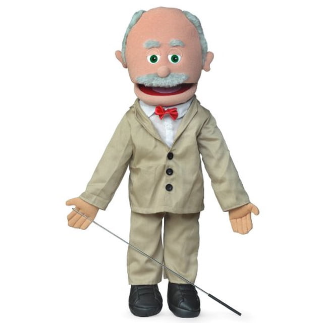 Títere ventrílocuo de abuelo hispano de 63 cm de Silly Puppets