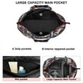 thumbnail image 3 of Beagle Dog Dog and Pioneer Flower Travel Tote Bags for Women Carry On,Large Weekender Bags for Women Travel,Multi Functional Duffle Bag for Work,Shopping,Sports, 3 of 5