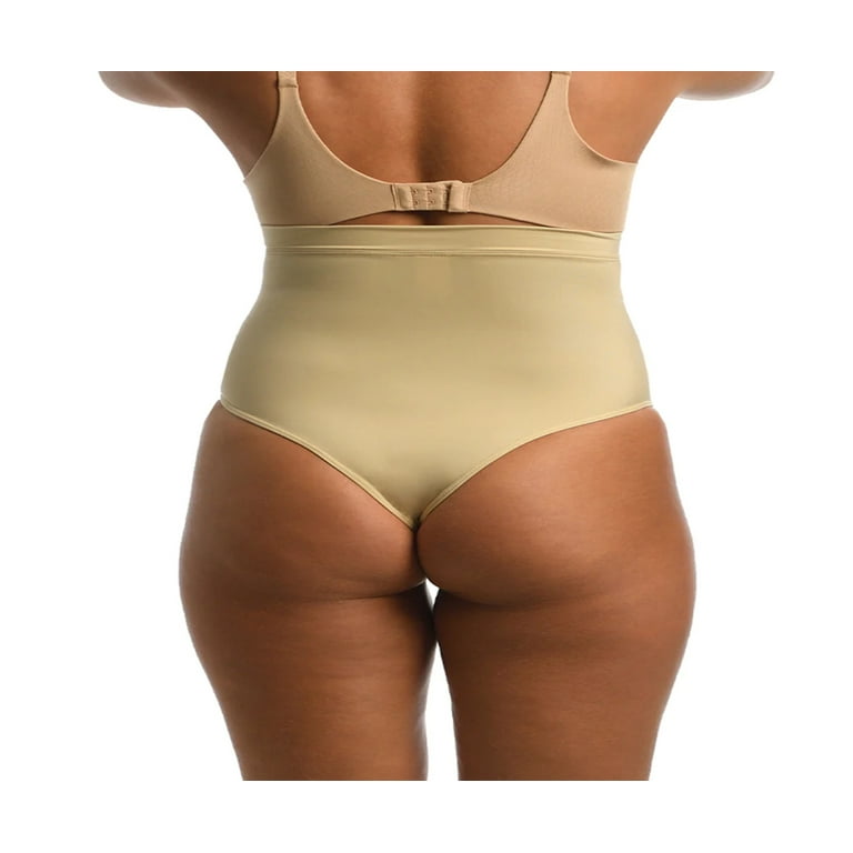Women's InstantFigure WP019TX Shapewear Plus Size Hi-Waist Full Front Panty  (Nude 5X) 