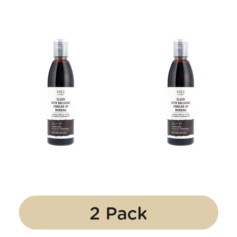 M&S Glaze with Balsamic Vinegar of Modena 250ml, British Import (Pack of 2)
