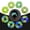 Green, variant on 4Pcs LED Hair Ties with Multiple Light Modes for Women/Girls: Glowing Hair Accessories for Rave, Christmas, and Neon Parties
