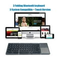 thumbnail image 2 of Folding Wireless Bluetooth Keyboard With Touchpad For Windows, Android, IOS Phone, 2 of 7