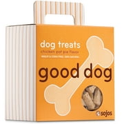 Angle View: Sojos Good Dog Crunchy Natural Dog Treats, Chicken Pot Pie, 8-Ounce Box
