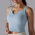 thumbnail image 6 of qolati Womens Crop Tank Tops Ribbed Sleeveless Basic Workout Tops Fitness Sports Running Yoga Shirts Tops No Padding, 6 of 7