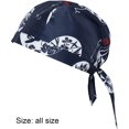 thumbnail image 3 of vlrwzc Japanese Style Chef Bandana Hat Adjustable Cotton Work Cap for Sushi Restaurants, 3 of 7