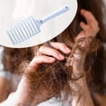 thumbnail image 3 of Cepillo para el cabello, peine para desenredar, herramienta para desenredar de secado rápido, peine para d cabelludo Azul Yuyangstore cepillo de pelo hueco, 3 of 8