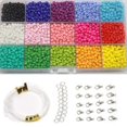 thumbnail image 3 of Non-Fading Glass Rice Beads 15 Colors Paint With Accessories Handmade With Wire Box Decoration Accessories, 3 of 5